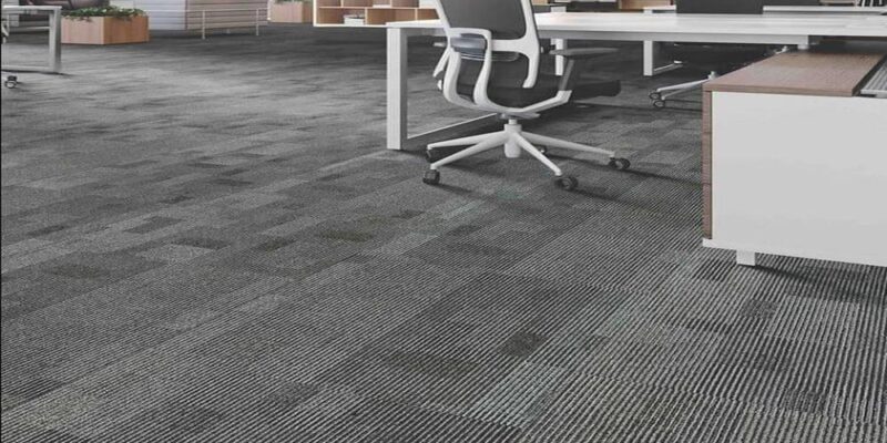 How can office carpets contribute to a productive and comfortable work environment